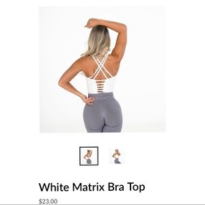 NVGTN: White Matrix Bra